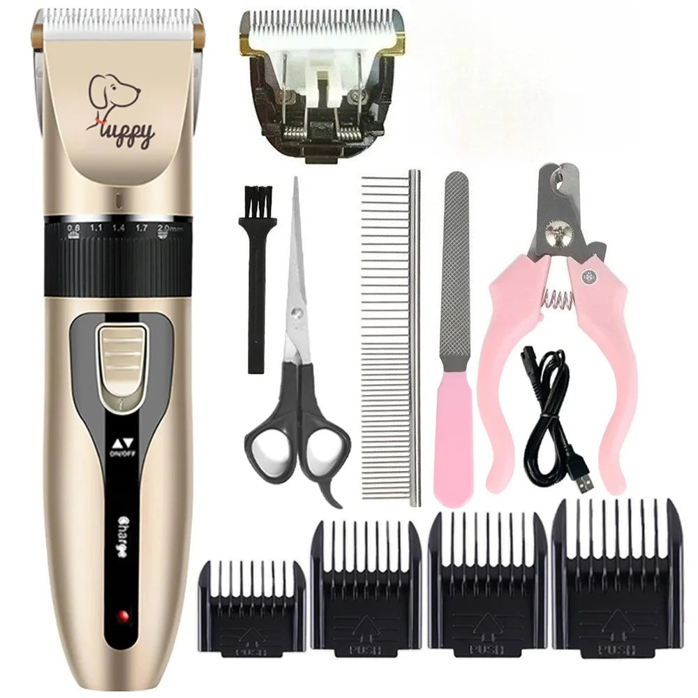 Pet Clippers For All Pets, Haircut Professional Trimmer - Shaver Cordless Rechargeable