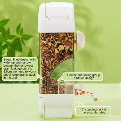 Bird Feeder / Water Dispenser House Shaped Parakeet Smart Bird Feeder Large Capacity Anti Spill
