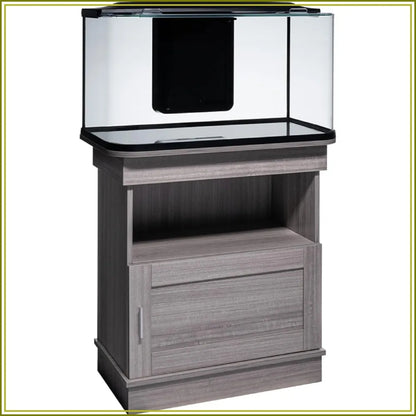 20 Gallon Aquarium Stand with Storage, Display Area, Modern Farmhouse Style,