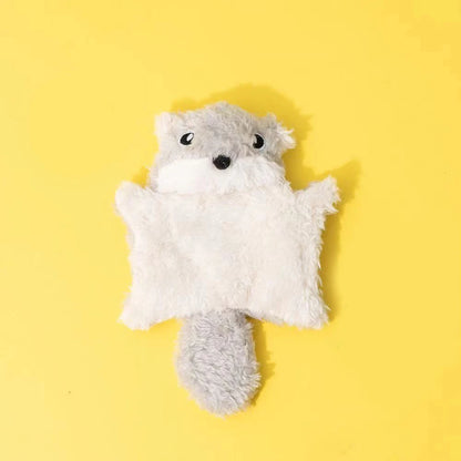 Small Cat Toy Cute Little Flying Squirrel Interaction Toy With Squeak