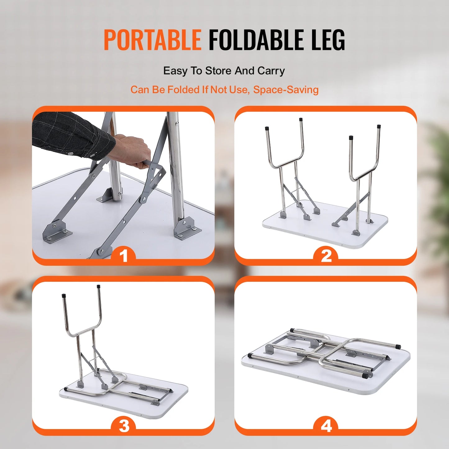 SucceBuy Pet Grooming Table Two Arms with Clamp Dog Grooming Station Foldable Stand for Medium Small Dogs with Grooming Loop
