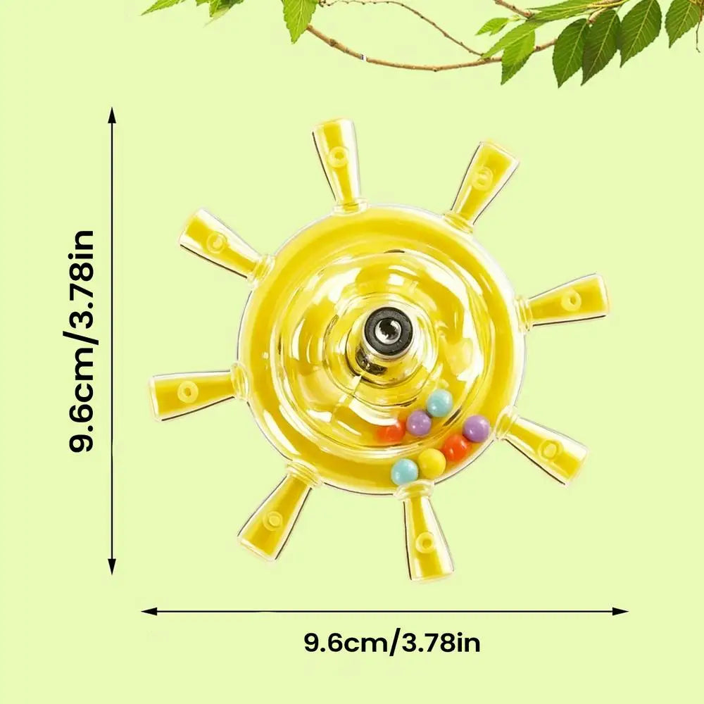 Interactive Parrot Rotating Windmill Rotating Treat Dispenser For Mental Stimulation And Entertainment