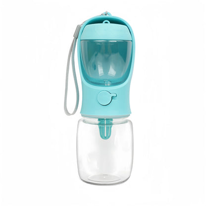 Portable Dog or Cat Water Bottle with Storage Food and Water Container