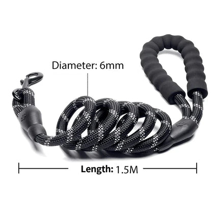 Strong Dog Leash Reflective For Big Small Medium Dogs Leash