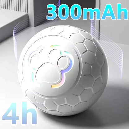 Smart Dog Toy Ball Electronic Interactive,  USB Automatic Bouncing Rolling Toy Ball With RGB Lights For Puppys And Cats