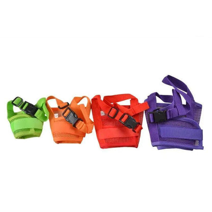 Breathable Adjustable Dog Muzzle Nylon Straps Anti Barking Comfortable Dog Muzzles Pets Accessories Mouth Cover For Outdoor Walking