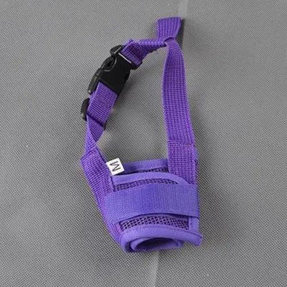 Breathable Adjustable Dog Muzzle Nylon Straps Anti Barking Comfortable Dog Muzzles Pets Accessories Mouth Cover For Outdoor Walking