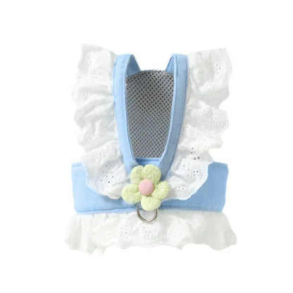 Pet Leash Dog Collar Summer Clothes For Cats And Dogs Baby Dog Safety Rope Back Strap Dog Walking Rope Special For Puppies