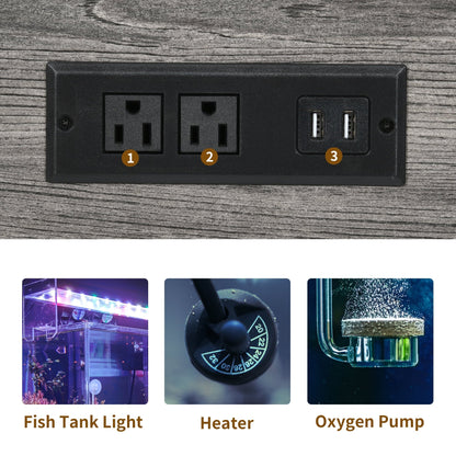 40-50 gallons Fish Tank Stand with Power Outlets